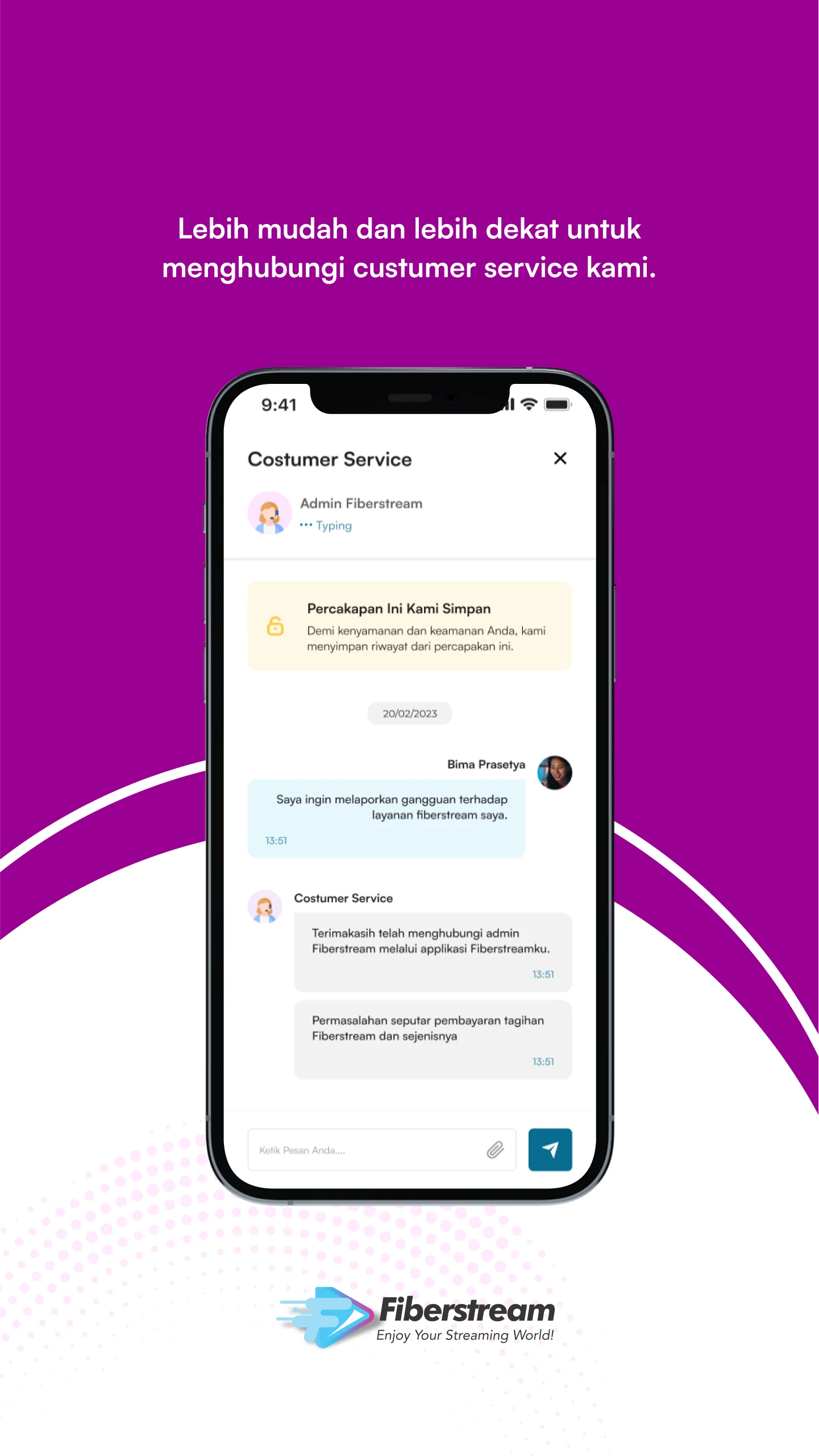 Fiberstreamku screenshot